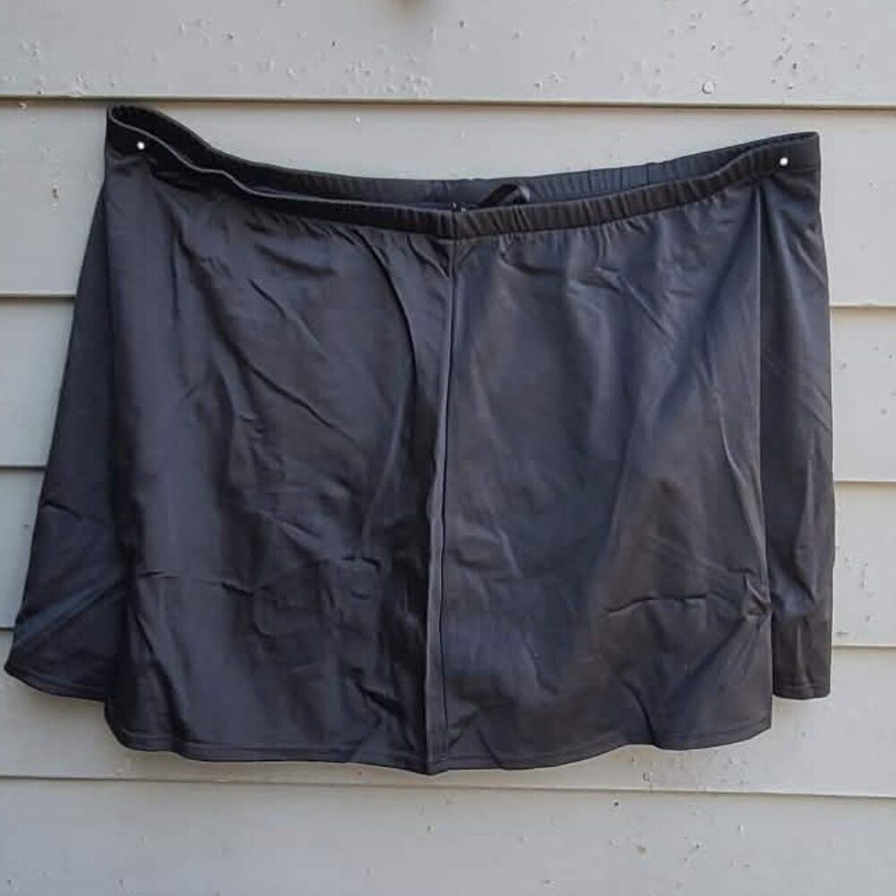 Swim Solutions Black Swim Shorts size 22W NWT!